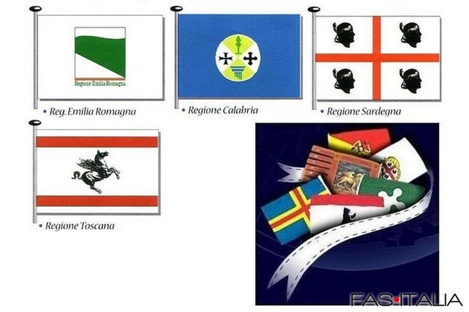 Bandiere Regionali 100x150 settore 3