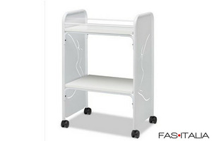 Carrello a due ripiani per SPA