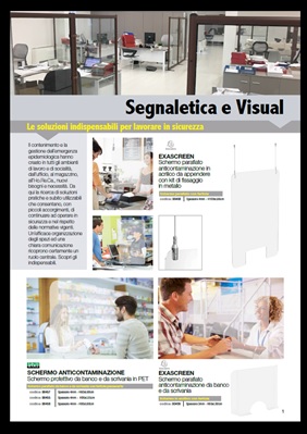Catalogo Schermi protettivi e Segnaletica per Convid