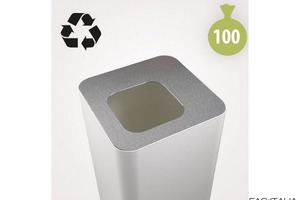 Fusto per cestino gettacarte inox satinato Fusto per cestino gettacarte inox satinato