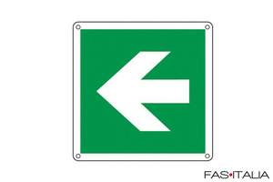 Cartello con freccia di direzione Cartello con freccia di direzione